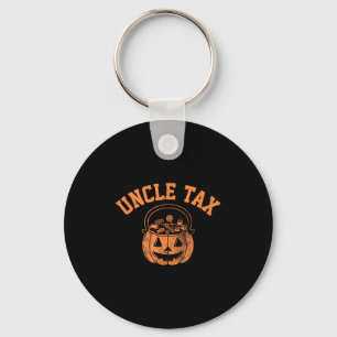 Chaveiro Halloween Vintage Tio Imposto Abóbora Assustador T