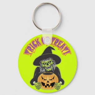 Chaveiro Halloween Witch Skull