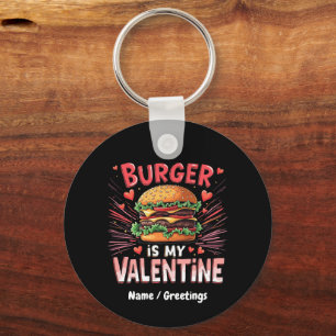 Chaveiro Hamburger é Meu Namorado Uma Homenagem Hilária