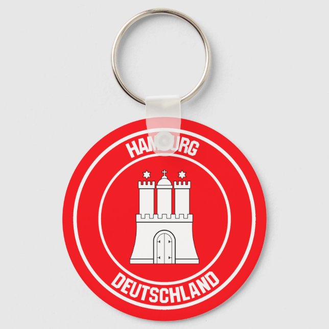Chaveiro Hamburgo Round Emblem (Frente)