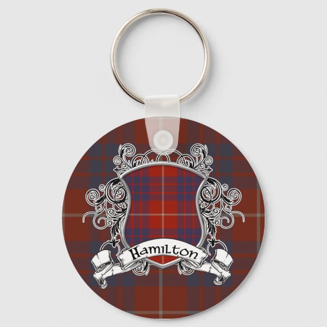 Chaveiro Hamilton Tartan Shield (Frente)