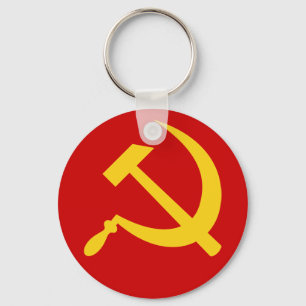 Chaveiro Hammer & sickle (yellow) keychain