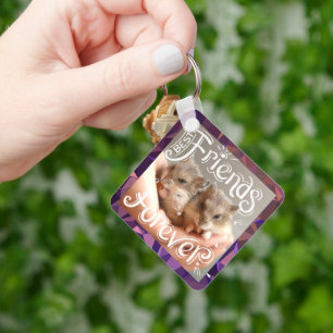 Chaveiro Hammyville - Hamster Melhores Amigos para Sempre