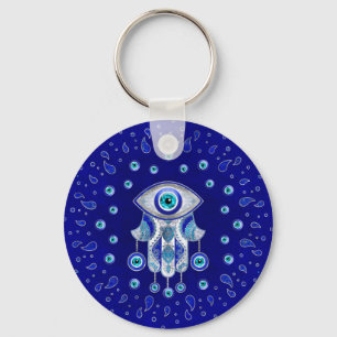 Chaveiro Hamsa Hand -Evil Eye Amulet