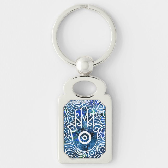 Chaveiro Hamsa Swirls (Frente)