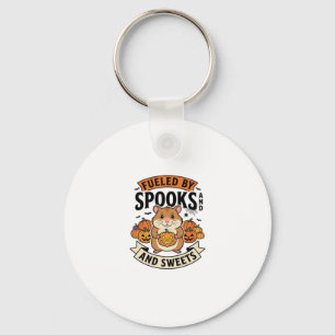 Chaveiro Hamster de Halloween Alimentado por Espíritos Engr