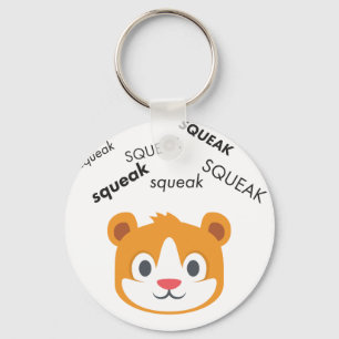 Chaveiro Hamster Emoji bonito do rangido