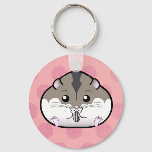 Chaveiro Hamster gordo do anão do russo