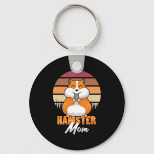 Chaveiro Hamster Mãe Retro Rodent Proprietário Pet Lover An