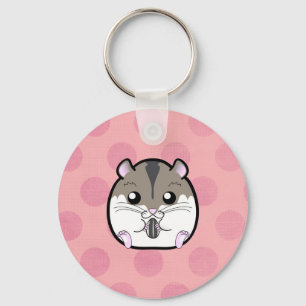 Chaveiro Hamster natural do anão do russo