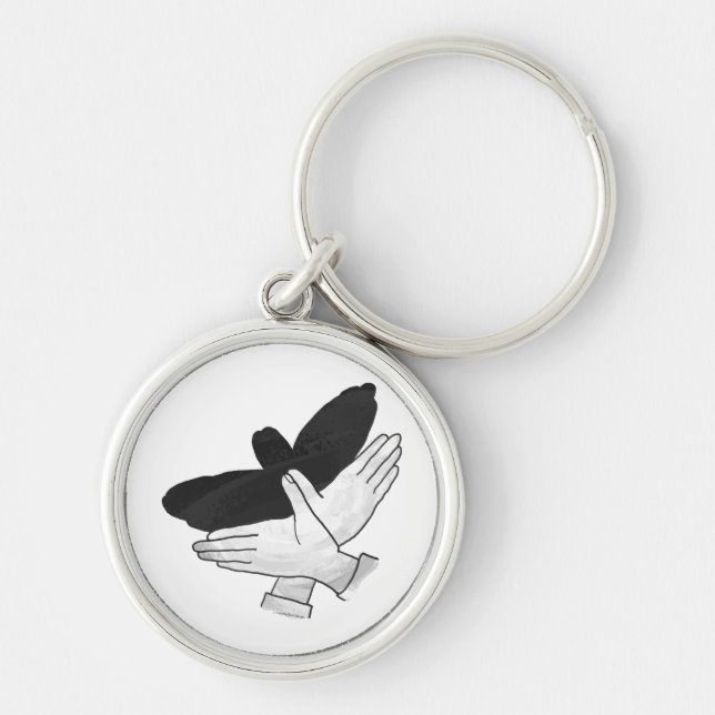 Chaveiro Hand Silhouette Eagle (Frente)