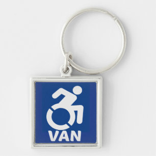Chaveiro Handicapped Van Modern