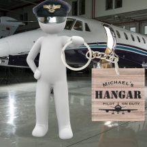 Hangar de Aviões e Presente Personalizado de Pilot
