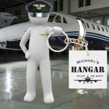 Hangar de Aviões e Presente Personalizado de Pilot