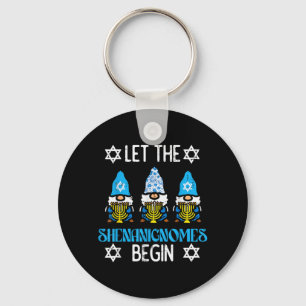 Chaveiro Hanukkah Deixe Shenanignome Começar Chanukah Gnome