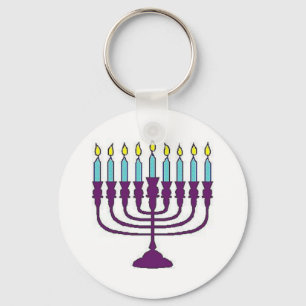 Chaveiro Hanukkah Menorah