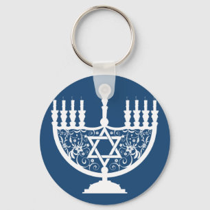 Chaveiro Hanukkah Menorah