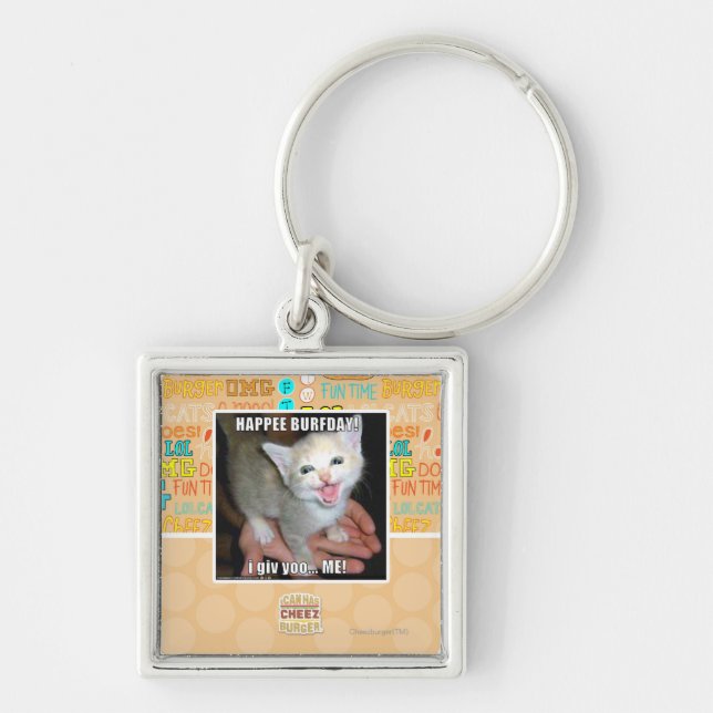 CHAVEIRO HAPPEE BURFDAY! (Frente)