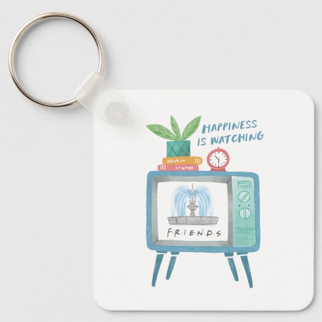 Chaveiro Happiness is watching FRIENDS™ (Frente)