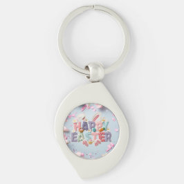 Chaveiro Happy Easter Metal Keychain