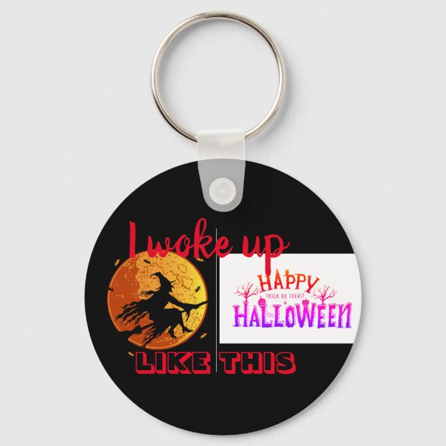 Chaveiro "Happy Halloween" Porteclés (Frente)