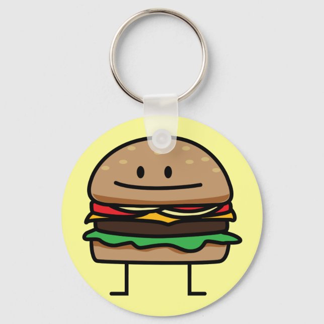 Chaveiro Happy Hamburger (Frente)