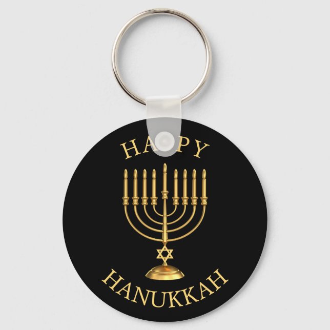 Chaveiro Happy Hanukkah (Frente)