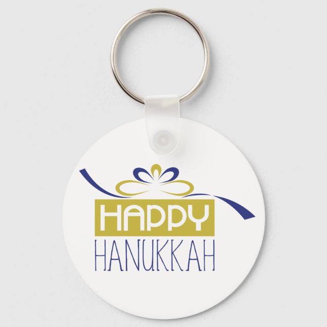 Chaveiro Happy Hanukkah (Frente)