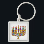Chaveiro Happy Hanukkah Dreidels Menorah<br><div class="desc">Você está vendo a coleção de Design Lee Hiller. Roupa,  Ofertas e Coleções Lee Hiller Fotografia ou Coleção de Arte Digital. Você pode ver sua fotografia da Nature em http://HikeOurPlanet.com/ e seguir seu blog de caminhada no Hot Primavera National Park.</div>
