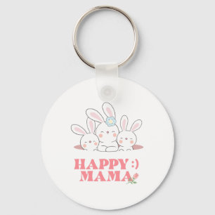 Chaveiro Happy Mama Bunny Rabbit