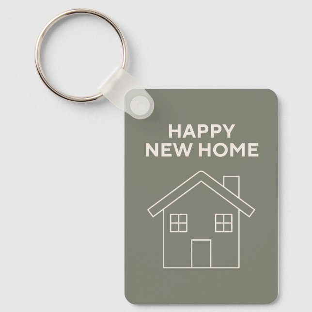 Chaveiro Happy New Home Key Ring - Warm eucalyptus (Frente)