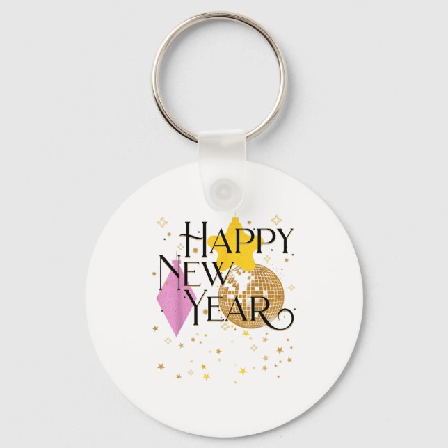 Chaveiro Happy New Years Eve Party Supplies 2026 Matching M (Frente)