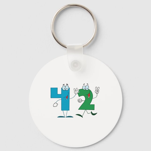 Chaveiro Happy Number 42 (Frente)