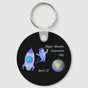 Chaveiro Happy Russian Cosmonaut Day April 12