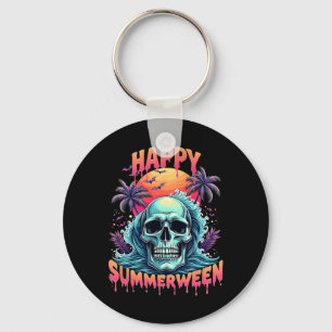 Chaveiro Happy Summerwin Skeleton Summer Watermelon Jack-o