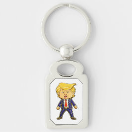 Chaveiro Happy Trump Lapel Pin Chibi Cartoon Funny Meme Pop
