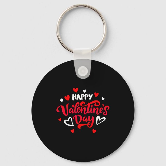 Chaveiro Happy Valentine's Day Couples Date Valentine Love  (Frente)