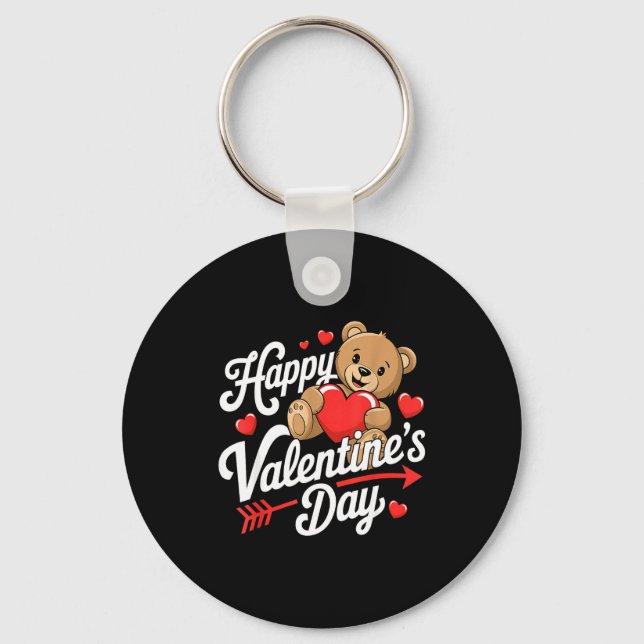 Chaveiro Happy Valentines Day Shirts Women Cute Valentine  (Frente)