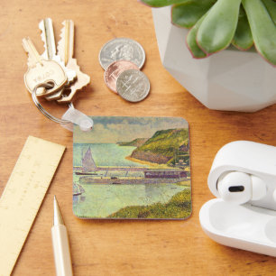 Chaveiro Harbor Port-en-Bessin High Tide por Georges Seurat