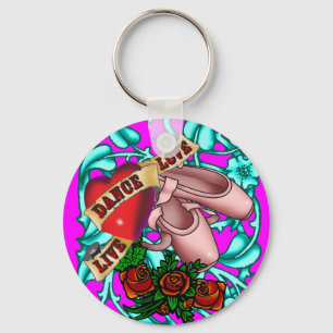 Chaveiro hardy_skater_vine, hardy_dance_toeshoes, hardy_…