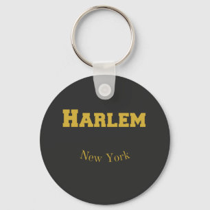 Chaveiro Harlem New York Dourado