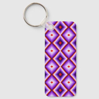 Chaveiro Harlequin Jester Purple Checkered Pattern