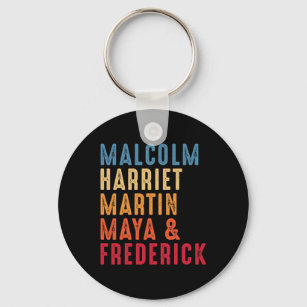 Chaveiro Harriet Martin Maya Frederick Líderes Negros 1