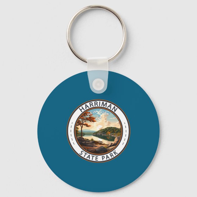 Chaveiro Harriman State Park New York Badge _1  (Frente)