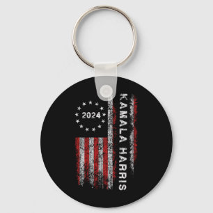 Chaveiro Harris 2024 American Flag Kamaka Apoiador 1