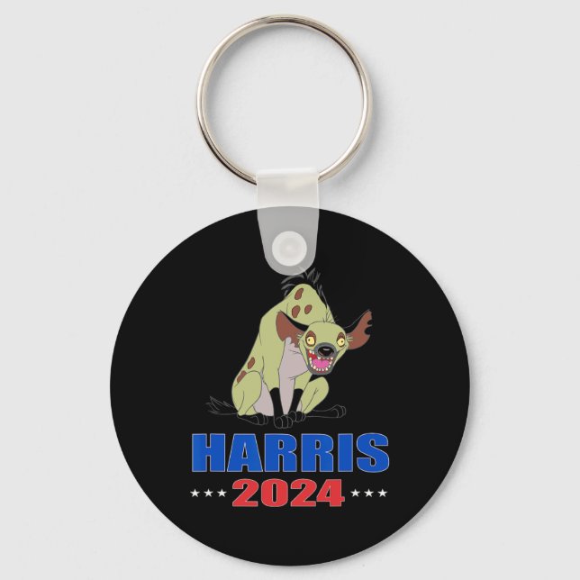 Chaveiro Harris 2024 Engraçado Hyena (Frente)