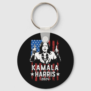 Chaveiro Harris 2024 Flag Kamala Para Presidente Usa Flag H