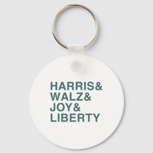 Chaveiro Harris E W E Joy E Liberdade Camisa Kamala Harr