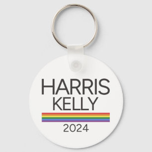 Chaveiro Harris Kelly 2024 LGBTQ Rainbow Pride Flag