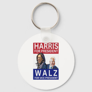 Chaveiro Harris Para Presidente Walz Para O Vice-Presidente